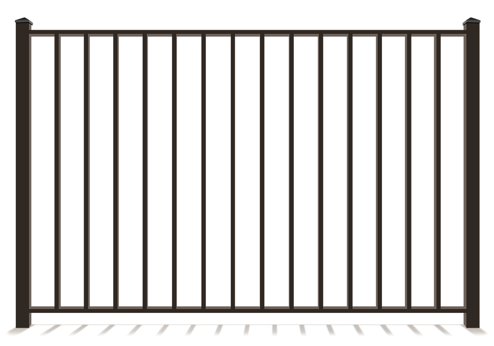 2 rail aluminum fence contractor in Upstate of South Carolina