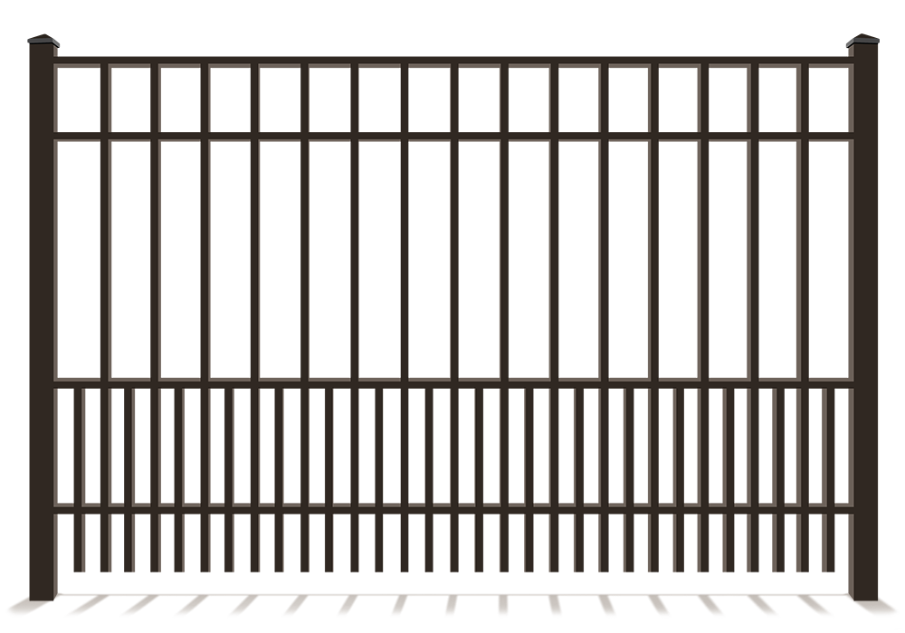 Metal Pet Fence With Puppy Pickets in Upstate of South Carolina