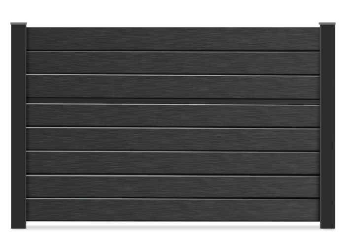 Full Privacy Horizontal Aluminum SLEEKFENCE