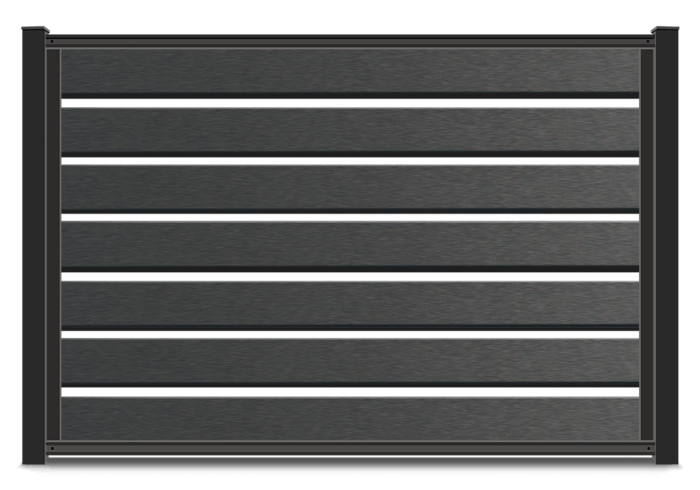 Semi-Privacy Horizontal Aluminum SLEEKFENCE