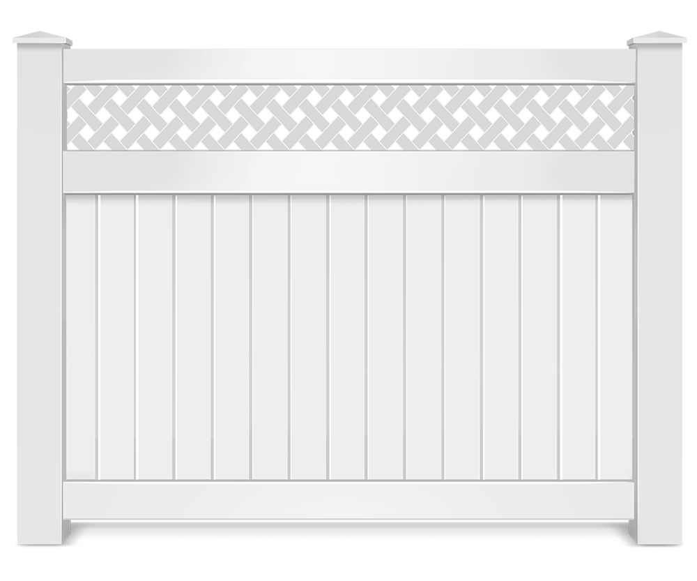 Vinyl decorative fence contractor in Upstate of South Carolina