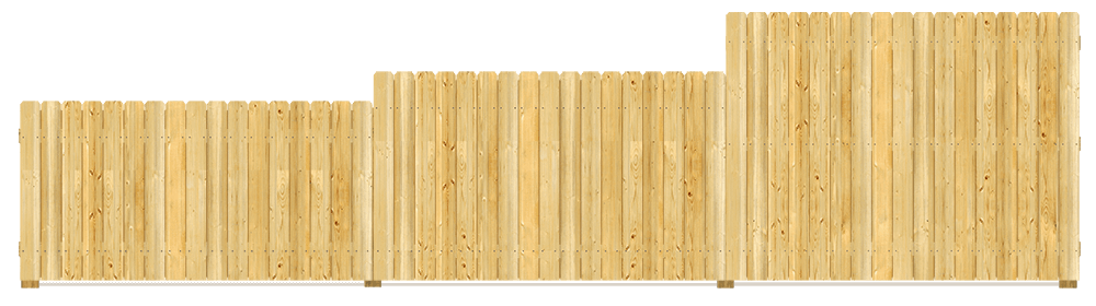 Residential Wood fence height options Upstate of South Carolina