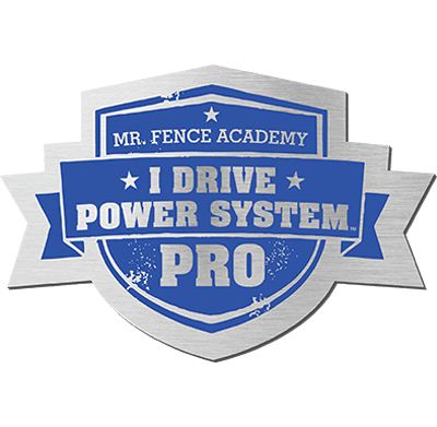 Mr. Fence Academy i-Drive badge