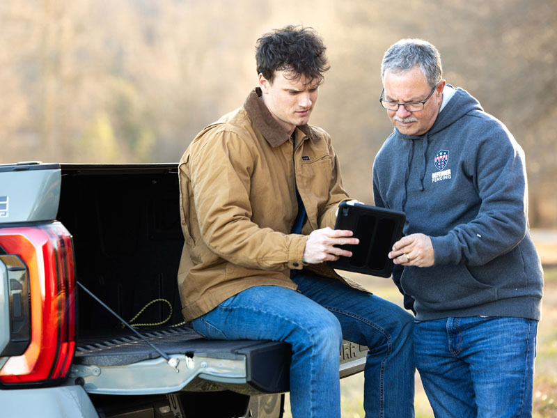 Professional fence installation consultation by the family-owned Defender Fencing team