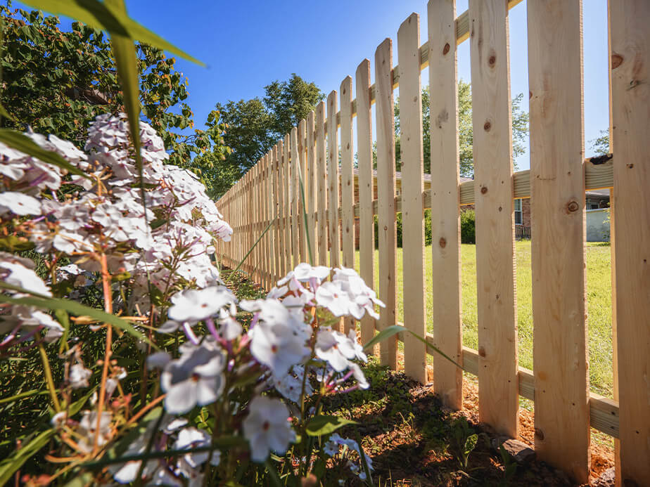 Decorative Fence Example in Greenville South Carolina