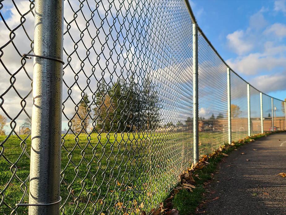 Chain link fence inMauldin South Carolina